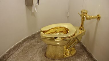 Golden Toilet Worth $1.25 Million Stolen From Winston Churchill’s Blenheim Palace in UK; Artist Asks Thieves ‘How it Feels to Pee on Gold?’