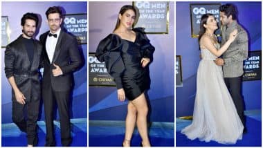 GQ Men of the Year Awards 2019 Red Carpet: Hrithik Roshan, Shahid Kapoor, Sara Ali Khan, Radhika Madan, Abhimanyu Dassani Step out in Style (See Pics)