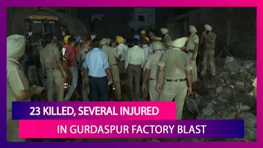 23 Killed In Gurdaspur Firecracker Factory Blast, Punjab CM Amarinder Singh Orders Probe