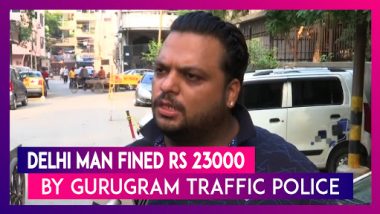 Gurugram Traffic Police Fines Delhi Man Rs 23000, Half The Price Of His Vehicle