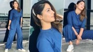 Hina Khan&rsquo;s Monochrome Outfit Is a Perfect Blend of Comfy and Chic (View Pics)