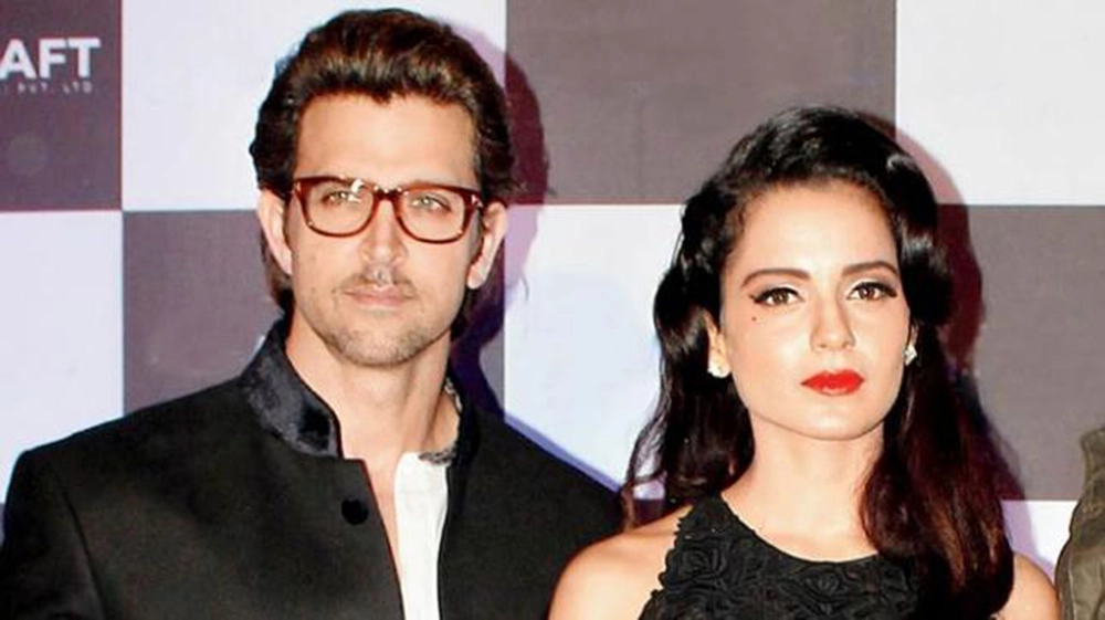 Hrithik Roshan and Kangana Ranaut. (Photo Credits: Twitter)