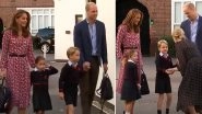 Princess Charlotte&rsquo;s First Day at School! Kensington Palace Shares Adorable Video of the Royal Tot Arriving at School With Kate Middleton, Prince William and George
