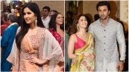 Ranbir Kapoor, Alia Bhatt and Katrina Kaif Come Under One Roof to Celebrate Ganesh Chaturthi 2019 (See Pics)