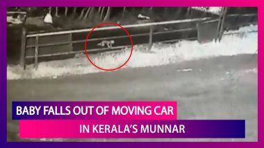 Girl-Child Falls Out Of Moving Car In Kerala As Parents Sleep, CCTV Footage Captures Incident