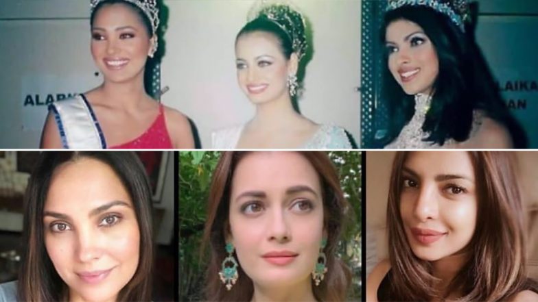 Lara Dutta Shares a 'Then and Now' Picture With Priyanka Chopra and Dia Mirza from Their Crowning Day and Fans Can't Deal With This Nostalgia