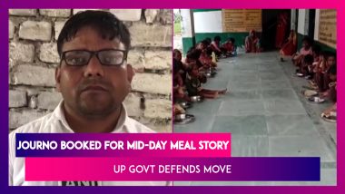 Journalist Pawan Jaiswal Booked For Mirzapur Mid-day Meal Scheme Report, UP Govt Says Video Shot With Agenda