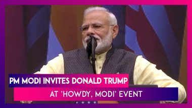 PM Modi Invites Donald Trump To Visit India With His Family At The ‘Howdy, Modi’ Event In Houston