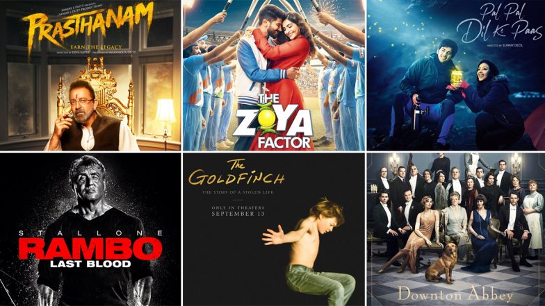 Movies This Week: Prassthanam, The Zoya Factor, Pal Pal Dil Ke Paas, Rambo: Last Blood, The Goldfinch, Downton Abbey