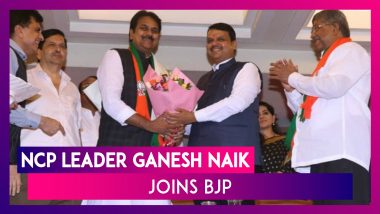 NCP Leader Ganesh Naik Joins BJP, Big Blow To The Party Ahead Of The Maharashtra Assembly Polls