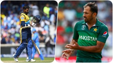 Lahiru Thirimanna and Wahab Riaz Indulge into a Banter Ahead of PAK vs SL, 1st ODI 2019 (Watch Videos)
