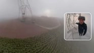 German YouTuber&rsquo;s Base Jump off a Towering Antenna Into a Sea of Dense Fog Will Scare the Hell Out of You! (Watch Viral Video)