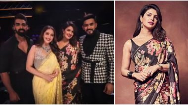 The Sky Is Pink Promotions: Priyanka Chopra Jonas Poses With Dhak Dhak Girl Madhuri Dixit-Nene on the Sets of Dance Deewane 2 (View Pics)