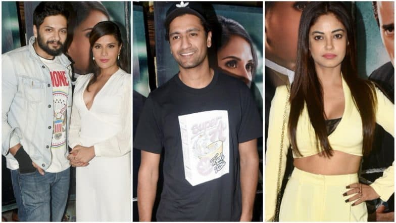 Section 375: Ali Fazal, Richa Chadha, Vicky Kaushal, Meera Chopra and Others Attend the Special Screening! View Pics Section 375: Ali Fazal, Richa Chadha, Vicky Kaushal, Meera Chopra and Others Attend the Special Screening! View Pics