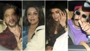 Ranbir Kapoor Birthday: Shah Rukh Khan-Gauri Khan, Deepika Padukone-Ranveer Singh and Others Arrive In Style for the Party (View Pics)