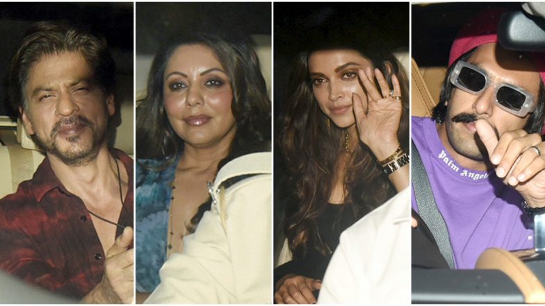 Ranbir Kapoor Birthday: Shah Rukh Khan-Gauri Khan, Deepika Padukone-Ranveer Singh and Others Arrive In Style for the Party (View Pics)