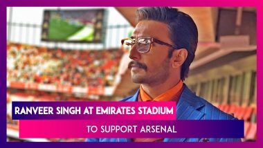 Ranveer Singh Shows Up At Emirates Stadium To Support His Favourite Team, Arsenal