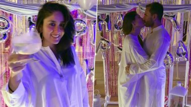 Kareena Kapoor Khan Rings In 39th Birthday With an Adorable Kiss from Husband Saif Ali Khan and a Fun Bash at the Pataudi House (See Pics and Videos)