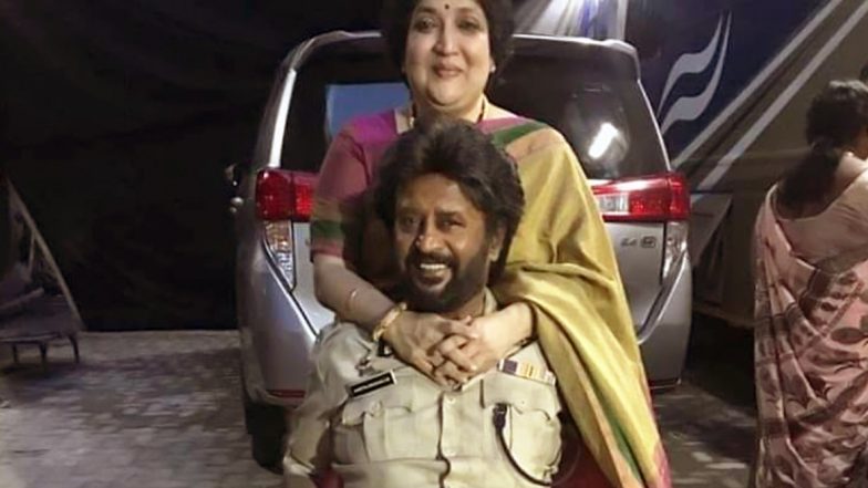 Rajinikanth Blushing With His Wife Latha On The Sets Of Darbar Is The Sweetest Thing You Will See On The Internet (See Pic)