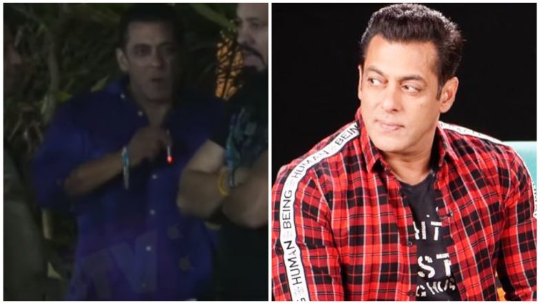 Video of Salman Khan Smoking Near Ganesh Utsav Leaves Fans Arguing (Watch)
