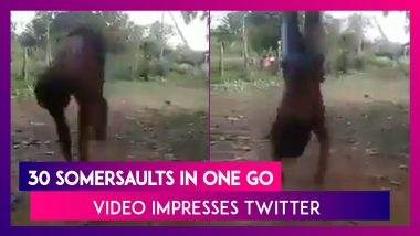 30 Somersaults In One Go: Twitter Is All Praises For Boy’s Performance