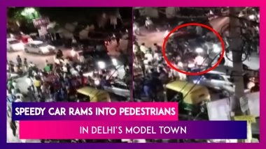 Shocking! Speeding Car Rams Into Pedestrians In Delhi&rsquo;s Model Town
