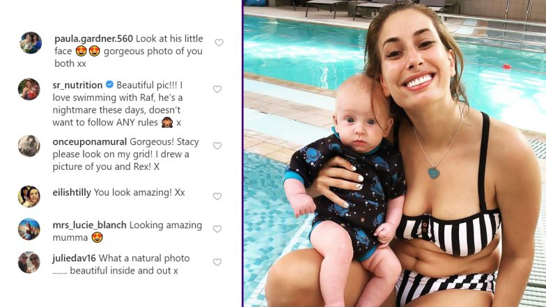 Stacey Solomon Flaunts Tummy Post Childbirth, Netizens Go Gaga Over Her Poolside Pic With Kid