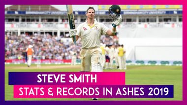 Steve Smith Stats & Records in Ashes 2019: Overview of Amazing Feats Achieved By Australian Batsman