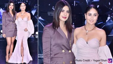 Priyanka Chopra and Kareena Kapoor Khan Take Stunning to Another Level as the Two Divas Pose Together on the Sets of DID 7 (View Pics)