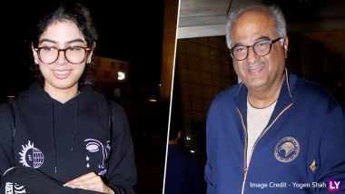 Boney Kapoor’s Daughter Khushi Leaves for Abroad for Further Studies! View Airport Pics