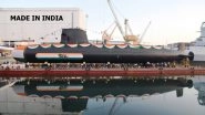 INS Khanderi to Be Commissioned by Defence Minister Rajnath Singh on Saturday; Know All About Second Kalvari-Class Submarine, View Stunning Pics