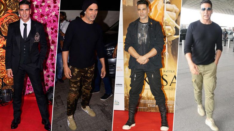 Akshay Kumar Birthday Special: His Cool and Casual Choices are Apt for Every Common Man's Wardrobe - View Pics