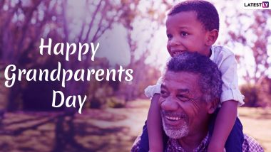 Happy Grandparents Day 2019 Wishes: WhatsApp Stickers, Messages, SMS & GIF Images to Wish Your Grandpa & Grandma on This Special Day