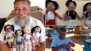 Vitiligo Dolls Sewn by Brazilian Grandpa Suffering From the Skin Disease Give Comfort to Kids With the Condition (View Viral Pics)