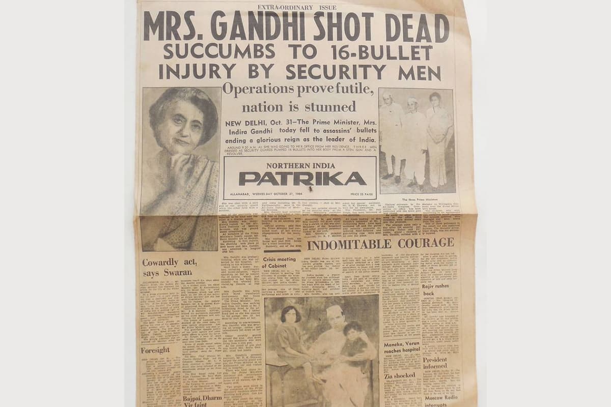 Indira Gandhi Assassination How National And International Media Covered