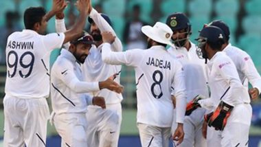India vs South Africa 1st Test 2019, Day 2 Match Report: Mayank Agarwal Runs SA Dry With Maiden Double Hundred Before R Ashwin Leaves Visitors Staring at Defeat