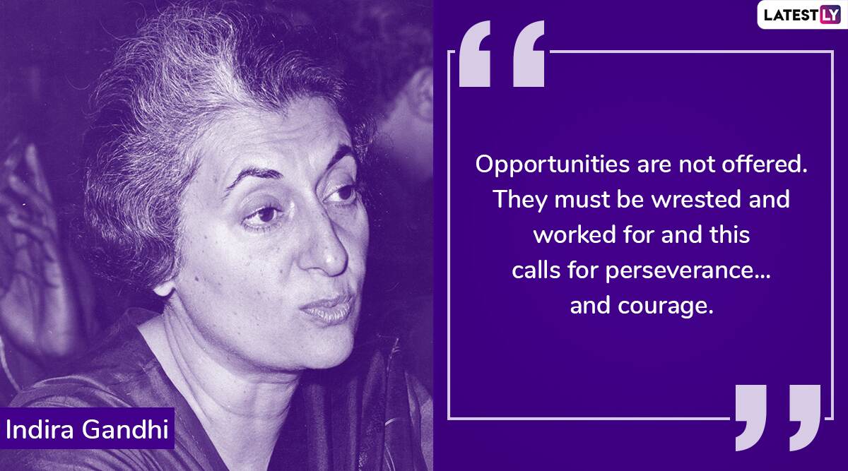 Indira Gandhi Death Anniversary Passionate Quotes From 