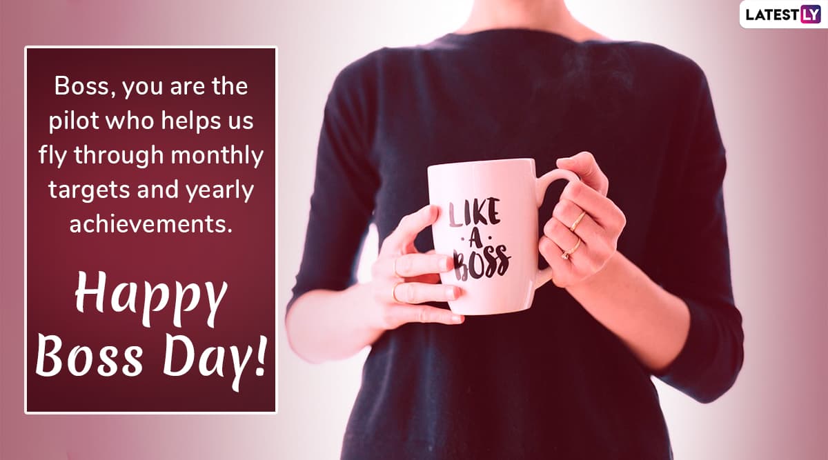 Happy Boss Day 2019 Greetings: WhatsApp Stickers, GIF Image Messages ...