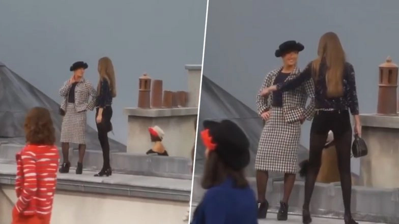Badass Gigi Hadid Confronts Comedienne Marie Benoliel’s Attempts to Crash Chanel Spring 2020 Show in Paris (Watch Viral Video)