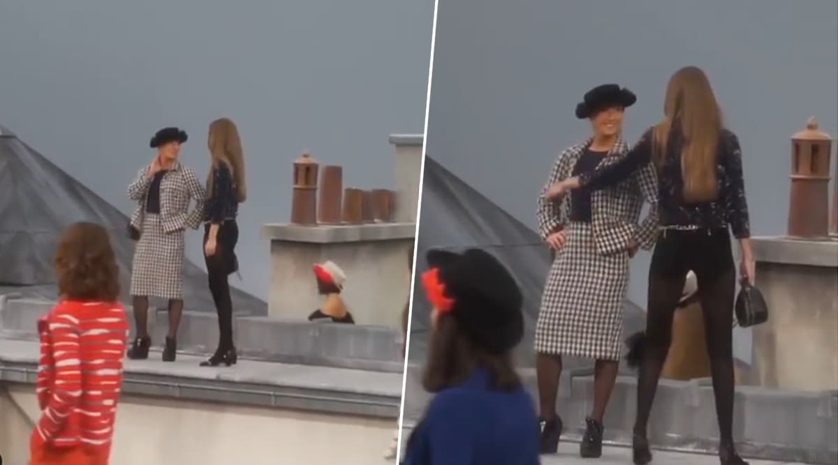 Badass Gigi Hadid Confronts Comedienne Marie Benoliel's Attempts to Crash Chanel  Spring 2020 Show in Paris (Watch Viral Video)