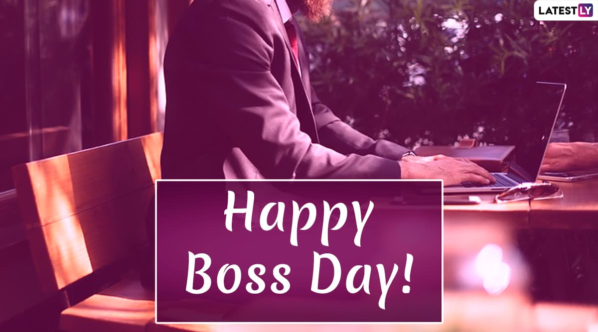 Happy Boss Day 2019 Greetings: WhatsApp Stickers, GIF Image Messages ...