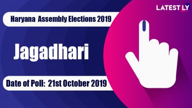 Jagadhri Vidhan Sabha Constituency Election Result 2019 in Haryana: Kanwar Pal of BJP Wins MLA Seat in Assembly Polls