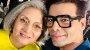Karan Johar Describes Osho Secretary Ma Anand Sheela &lsquo;Fun Forthright and Fabulous&rsquo;, Shares a Selfie Post-Interview