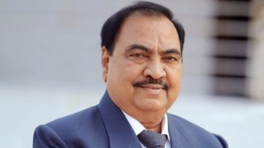 Maharashtra Assembly Elections 2019: Senior BJP Leader Eknath Khadse Files Nomination From Muktainagar Constituency as Independent Candidate