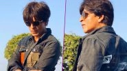 Shah Rukh Khan Shares Pictures Wearing Karan Johar's Dust of Gods Jacket and Fans Can't Get Over His Younger Look, Say He's Reverse-Ageing! (View Pic)&nbsp;