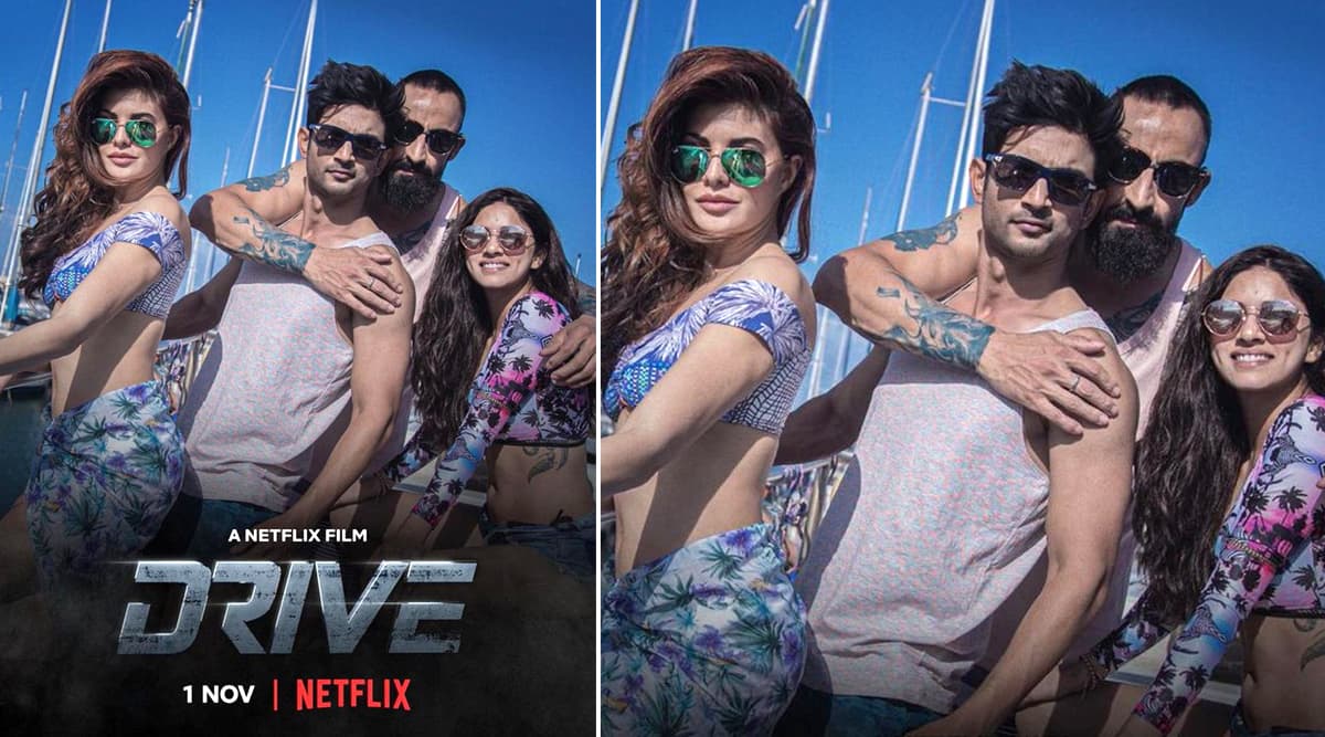 Drive Release Date: Sushant Singh Rajput and Jacqueline Fernandez Starrer Action-Heist Film to Stream on Netflix from November 1 Drive Release Date: Sushant Singh Rajput and Jacqueline Fernandez Starrer Action-Heist Film to Stream on Netflix from November 1
