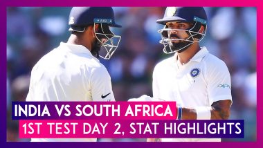 India vs South Africa Stat Highlights, 1st Test 2019 Day 2: Mayank-Rohit Etch New Heights as Openers