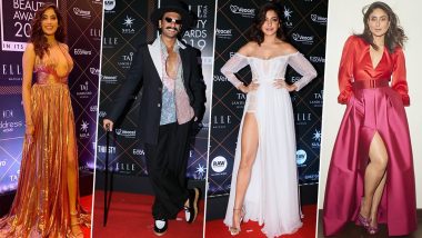 Elle Beauty Awards 2019: Kareena Kapoor Khan, Janhvi Kapoor, Ranveer Singh and Others Make a Splash on the Red Carpet (View Pics)