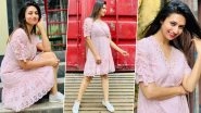 Divyanka Tripathi Dahiya Is Undeniably Pretty in a Pink Wrap Dress and We Can&rsquo;t Stop Gushing Over Her (View Pics)