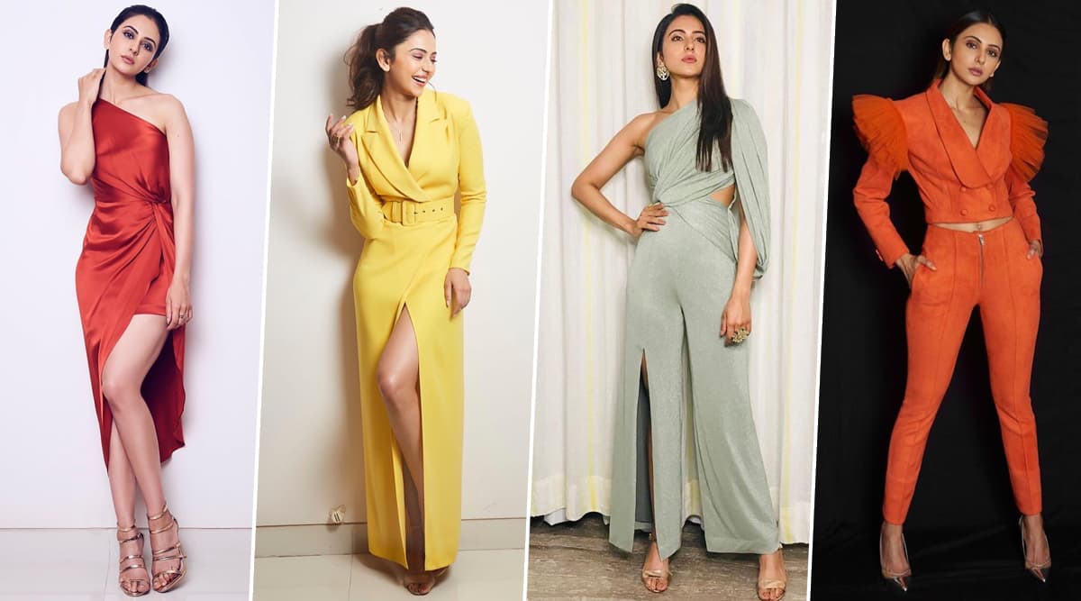 Rakul Preet Singh Birthday Special: The Marjaavaan actress Likes to Drop Style Bombs that are Simply Stunning and Oh-so-Gorgeous (View Pics) Rakul Preet Singh Birthday Special: The Marjaavaan actress Likes to Drop Style Bombs that are Simply Stunning and Oh-so-Gorgeous (View Pics)
